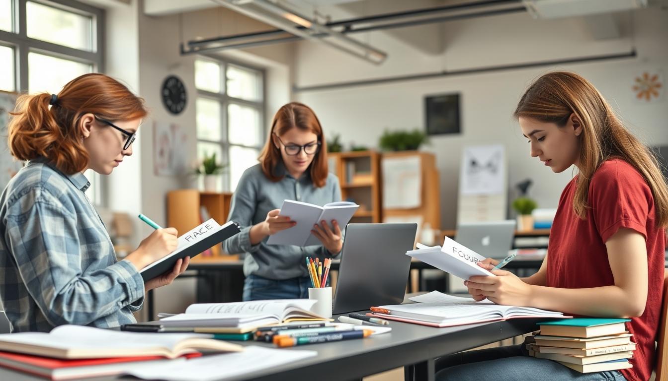 Organized study environment supporting productive learning